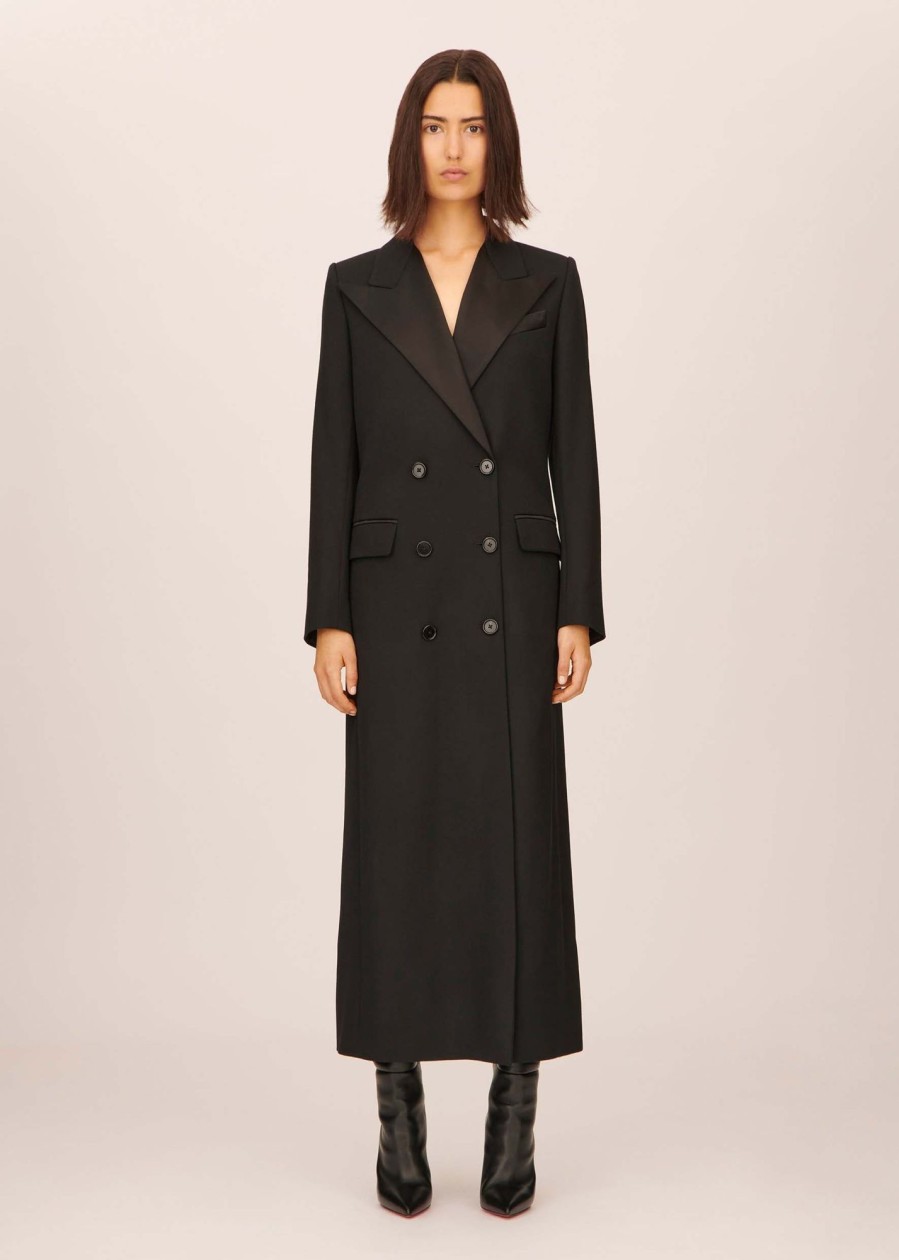 Women Bella Freud Cavalry Twill Bianca Coat Salegracefulwear